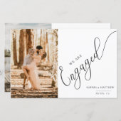 スクリプト婚約の発表 (正面/裏面)