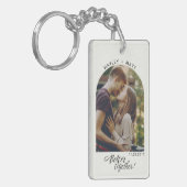 スクリプト婚約写真よりよい一緒にカスタム キーホルダー (正面左)