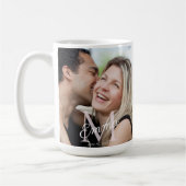 スクリプト形式のオーバーレイストーリー コーヒーマグカップ (左)