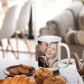 スクリプト形式のオーバーレイストーリー コーヒーマグカップ