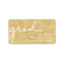 スクリプト形式のグラード金ゴールド ラベル