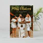 スクリプト形式の写真 箔シーズンカード (立ち正面)