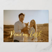 スクリプト形式の写真 箔シーズンカード (正面)