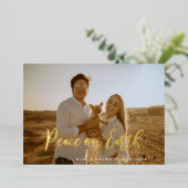 スクリプト形式の写真 箔シーズンカード (立ち正面)