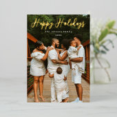 スクリプト形式の写真 箔シーズンカード (立ち正面)