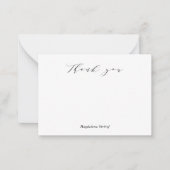 スクリプト感謝ノートカード ノートカード (正面)