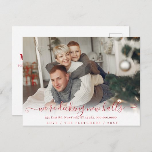 スクリプト我々は新しいホールをデッキに移動している ポストカード (正面/裏面)