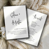 スクリプト文字ミニマルの結婚イベントのタイムライン