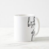 スクリプト新郎のコーヒ結婚ーのブラックブラザー コーヒーマグカップ (正面右)