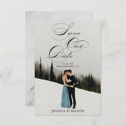 スクリプト日付カードの保存 – 日付の保存 出欠カード (正面/裏面)