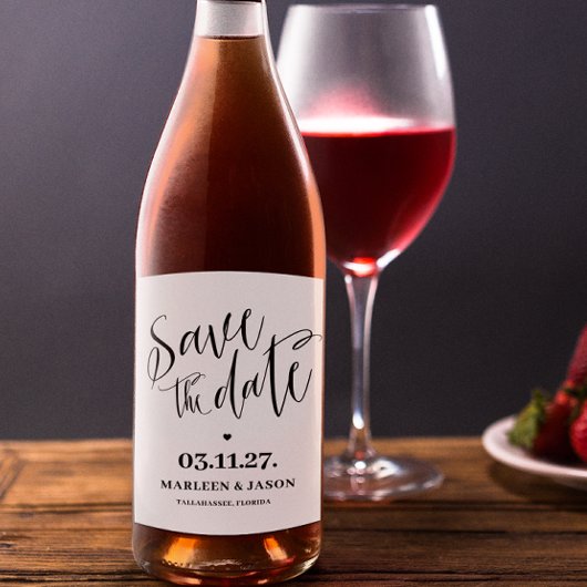 スクリプト日付ワインラベルを保存 ワインラベル