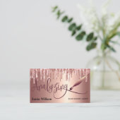 スクリプト書跡の分析 名刺 (スタンド正面)