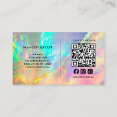 スクリプト書道用石QRコード 名刺 (裏面)