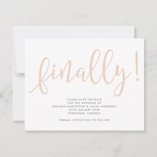 スクリプト最後に編集可能なカラー日付の保存 セーブザデート (正面)