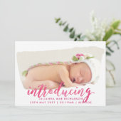 スクリプト水彩ブラシストロークの発生のお知らせ 案内状 (スタンド正面)