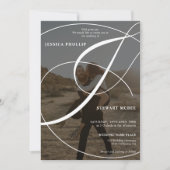 スクリプト白2写真の書結婚跡 招待状 (正面)