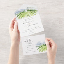 スクリプト素朴ワイナリーヴィンヤードマウンテン結婚ズ