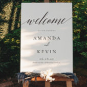 スクリプト結婚のウェルカムサイン ポスター