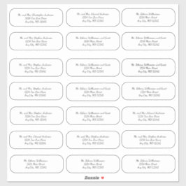 スクリプト結婚のエンベロープアドレスのシール シール