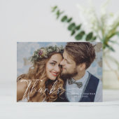 スクリプト結婚のサンキューカード サンキューカード (スタンド正面)