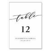 スクリプト結婚のテーブル番号 テーブルナンバー (裏面)