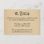 スクリプト結婚の情報詳細エンクロージャカード エンクロージャーカード (正面)