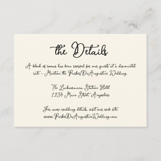 スクリプト結婚の情報詳細エンクロージャカード エンクロージャーカード (正面)