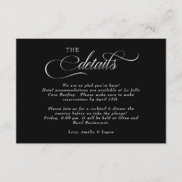 スクリプト結婚の詳細 エンクロージャーカード