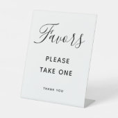 スクリプト結婚式の引き出物1つのテーブルを取得する 台座サイン (正面)