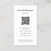 スクリプト署名プロフェッショナル撮影 名刺 (裏面)