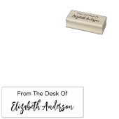 スクリプト署名名のデスクからテンプレート ラバースタンプ (押印)