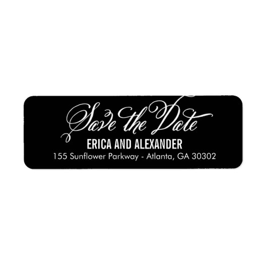 スクリプト美しい日付ラベルの編集可能な色を保存 ラベル (正面)