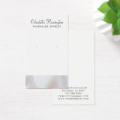 スクリプト虹色パールエッジイヤリングジュエリー (デスク)