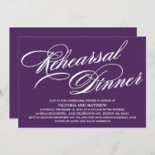 スクリプト2|リハーサルディナー招待状 招待状 (正面/裏面)
