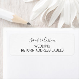 スクリプト30 xパーソナライズされたの結婚差出人住所 ラベル