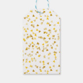 スクリプト サンクス ゴールデン ハーツ コンフェッティ ギフトタグ (裏面)