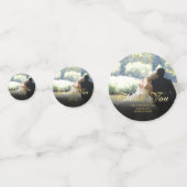 スクリプト サンクス フォト ゴールド コンフェッティ (正面)