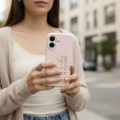 スクリプト セリフ 名前 ブラッシュピンク iPhone 16ケース