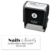 スクリプト ネイル サロン名 返送先住所 電話番号 セルフインキングスタンプ (インサイチュ)