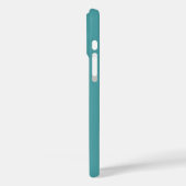 スクリプト ファミリーフォト ティール Case-Mate iPhoneケース (裏面 / 左)