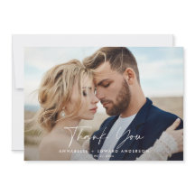 スクリプト フォト ウェディング サンクス セージグリーン モダン