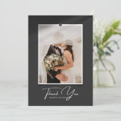 スクリプト フォト フレーム シャドウ エフェクト ありがとう カード (スタンド正面)