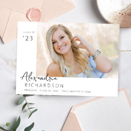 スクリプト モッド ネーム フォト 卒業おめでとう 3 招待状