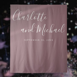 スクリプト モーブ ウェディング フォトブース 背景 タペストリー