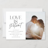 スクリプト ラブ ウェディング 延期 日程変更 マグネット招待状 (正面)