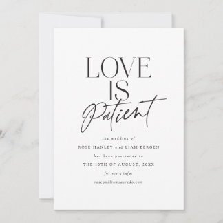 スクリプト ラブ ウェディング 延期 日程変更 案内状