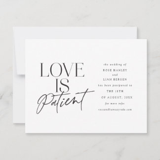 スクリプト ラブ ウェディング 延期 日程変更 案内状