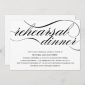 スクリプト |リハーサルディナー招待状 招待状 (正面/裏面)