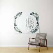 スクリプト FUTURE MRS 緑の花嫁のシャワー背景 タペストリー (インサイチュ(横))