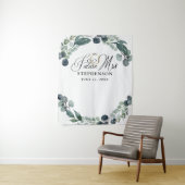 スクリプト FUTURE MRS 緑の花嫁のシャワー背景 タペストリー (インサイチュ)